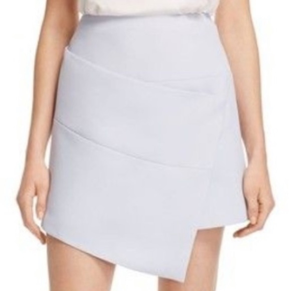 C/MEO Collective Lilac Asymmetric Mini Skirt